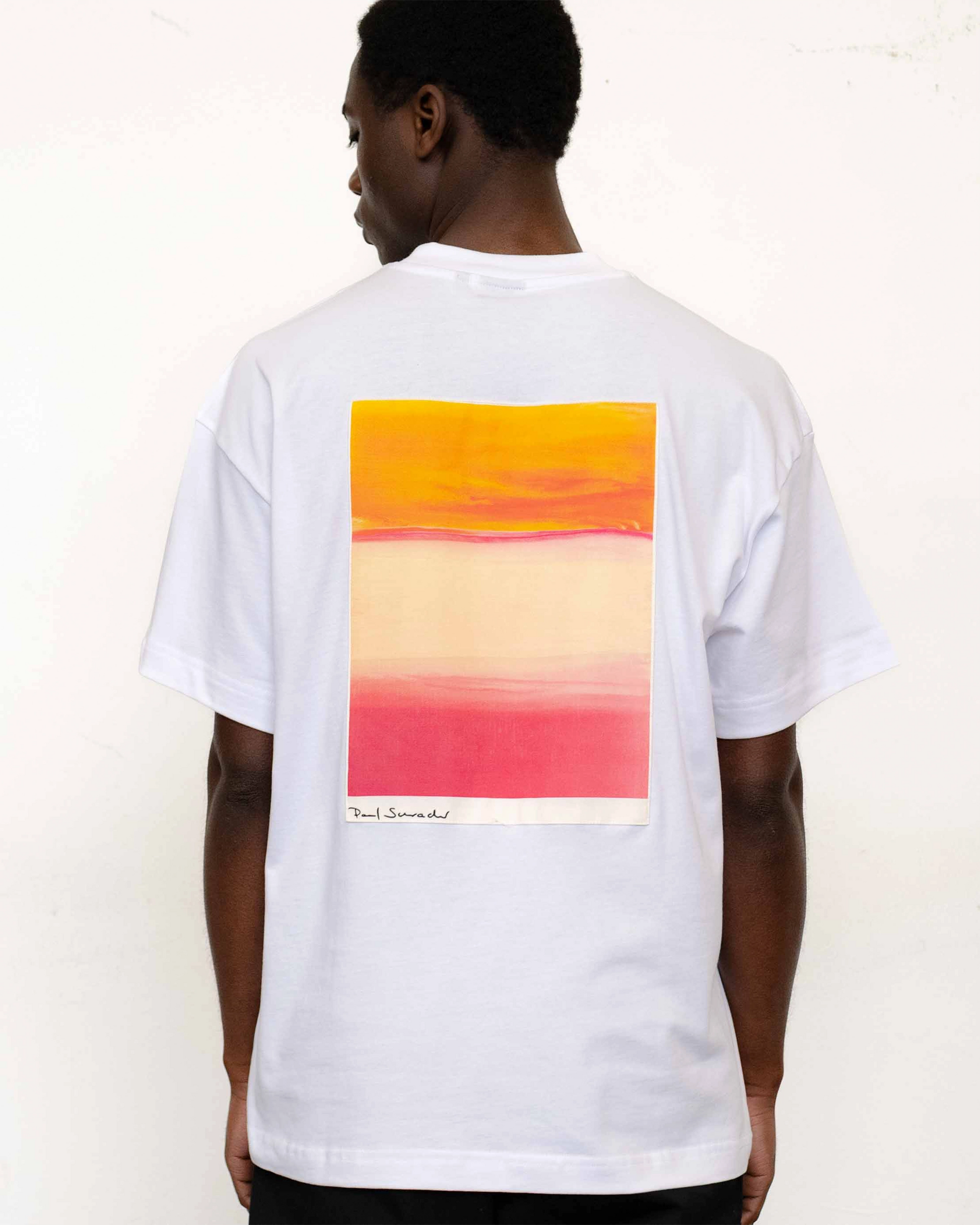 À CE SOIR White Tee – "Orange" Artwork